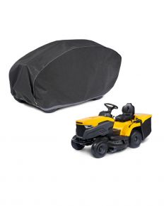 Kerti traktor takaró hátsó fűgyűjtő kosárhoz Optimal Garage XXL240, grafitszürke (225-235 x 83 x 77 cm)
