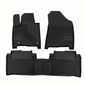 3D gumiszőnyegek No.77 Hyundai Santa Fe V 7 személyes, 1. és 2. üléssor, PHEV 2023-től (3 db)