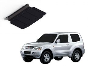 Acél motorvédő-burkolat MITSUBISHI PAJERO III 3,0; 3,2; 3,8 1999-2006