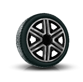 Dísztárcsa RENAULT 14", ACTION DOUBLECOLOR grafit-fekete 4 db