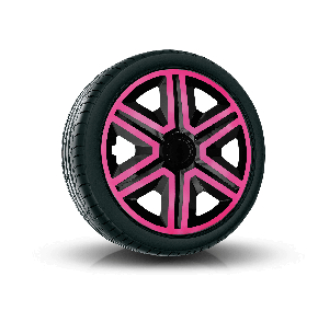 Dísztárcsa VOLVO 16", ACTION DOUBLECOLOR pink és fekete 4 db