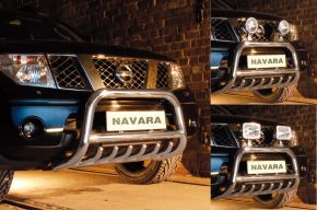 Steeler gallytörő rács Nissan Navara 2005-2010 Modell G