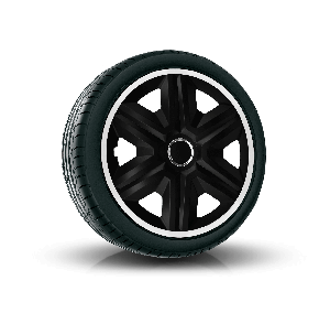 Dísztárcsa MITSUBISHI 16", FAST LUX fehér-fekete 4 db