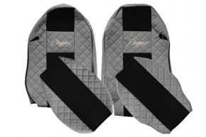 Méretre szabott ELEGANCE Q autóüléshuzatok MERCEDES ACTROS MP 3 (01.2007-12.2010) modellhez - szürke