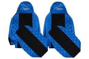 Méretre szabott ELEGANCE Q autóüléshuzatok SCANIA R NEXTGEN (01.2017-től) modellhez - keskeny fejtámlák - kék
