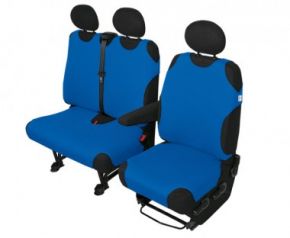 Autóhuzatok Fiat Scudo Pólós védőhuzatok SHIRT COTTON DV2+1 polós huzatok kék