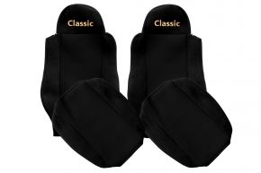 Méretre szabott CLASSIC üléshuzatok MAN TGL modellhez (01.2005-12.2012) - utasöv az ülésen kívül - fekete