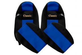 Méretre szabott CLASSIC üléshuzatok IVECO STRALIS modellhez (01.2002-12.2012) - kék