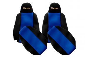 Méretre szabott CLASSIC üléshuzatok SCANIA G NEXTGEN modellhez (01.2017-től) - keskeny fejtámlák - kék
