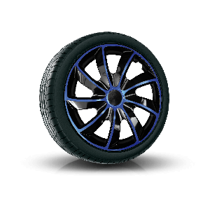 Dísztárcsa SEAT 14", QUAD BICOLOR kék 4 db