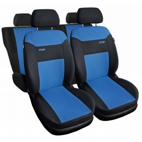 RS univerzális textil autó üléshuzat kék, kompatibilis Chevrolet Lacetti