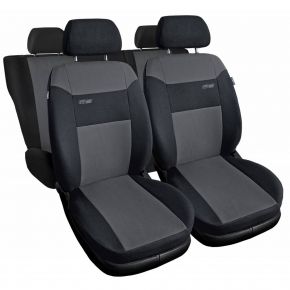 RS univerzális textil autó üléshuzat sötétszürke, kompatibilis Chevrolet Lacetti