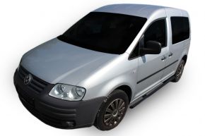 Rozsdamentes oldalsó keretek, Volkswagen Caddy 2003-2015, 60,3 mm BLACK