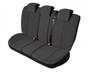Autóhuzatok Ford S-Max Pólós védőhuzatok SCOTLAND huzatok a hátsó ülésre fekete-fehér kockák