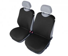 Autóhuzatok Daihatsu Charade Pólós védőhuzatok SHIRT COTTON A pólós huzatok az elülső fotelekre fekete