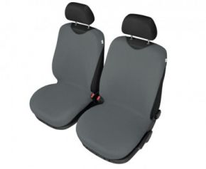 Autóhuzatok Honda Civic IX 2012-tól Pólós védőhuzatok SHIRT COTTON A pólós huzatok az elülső fotelekre grafitszürke