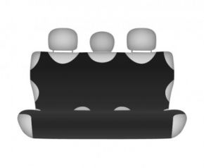 Autóhuzatok Citroen Saxo Pólós védőhuzatok SHIRT COTTON hátsó díványra való huzat fekete