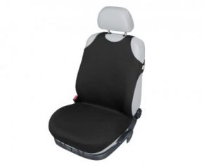 Autóhuzatok Mitsubishi Outlander II 2012-ig Pólós védőhuzatok SINGLET pólós huzat az elülső fotelre fekete