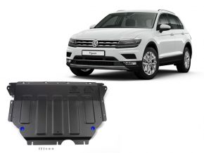Acél motor- és sebváltóvédő-burkolat Volkswagen Tiguan 1,4TSI; 2,0TSI; 2,0TDI 2016-