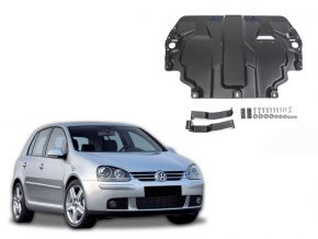 Acél motor- és sebváltóvédő-burkolat Volkswagen  Golf V minden motorhoz illeszkedik 2004-2008