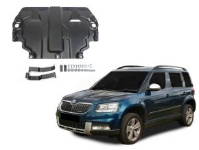 Acél motor- és sebváltóvédő-burkolat Skoda  Yeti minden motorhoz illeszkedik 2009-2017