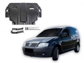 Acél motor- és sebváltóvédő-burkolat Volkswagen  Caddy III minden motorhoz illeszkedik (w/o heating system) 2006-2015