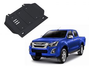 Acél motorvédő-burkolat Isuzu D-Max / Rodeo / V-Cross 1,9; 2,5TD; 3,0TD (beleértve Euro6) 2012-2017; 2017-2019