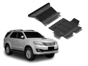 Acél motor- és hűtőburkolat Toyota Fortuner 2,5TD; 3,0TD; 2,7  2007-2015