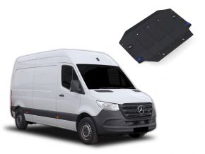 Acél motorvédő-burkolat MERCEDES BENZ SPRINTER 4WD 3,0TD (csak a feltüntetett motorokhoz!) 2009-