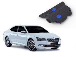 Acél motor- és sebváltóvédő-burkolat Skoda Superb FWD/4WD 1,4TSI; FWD/4WD 1,8TSI; FWD/4WD 2,0TSI 2015-