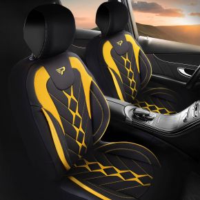 Autó üléshuzat TEXAS sárga-fekete