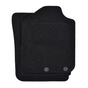 Méretpontos velúr autószőnyeg készlet Dacia Spring 2021- számára (4 db)