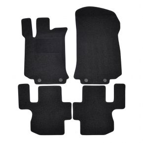 Méretpontos velúr autószőnyeg készlet Mercedes R-Class 2011-2015 számára (4 db)