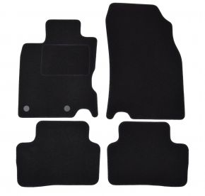 Méretpontos velúr autószőnyeg készlet Renault Kadjar 2015- számára (4 db)