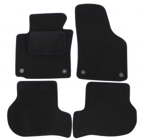 Méretpontos velúr autószőnyeg készlet Seat Leon 2006-2012 számára (4 db)