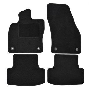Méretpontos velúr autószőnyeg készlet Skoda Karoq 2017- számára (4 db)