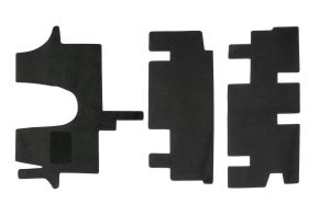 Méretpontos velúr autószőnyeg készlet Volkswagen T6 Multivan 2016- számára (3 db)