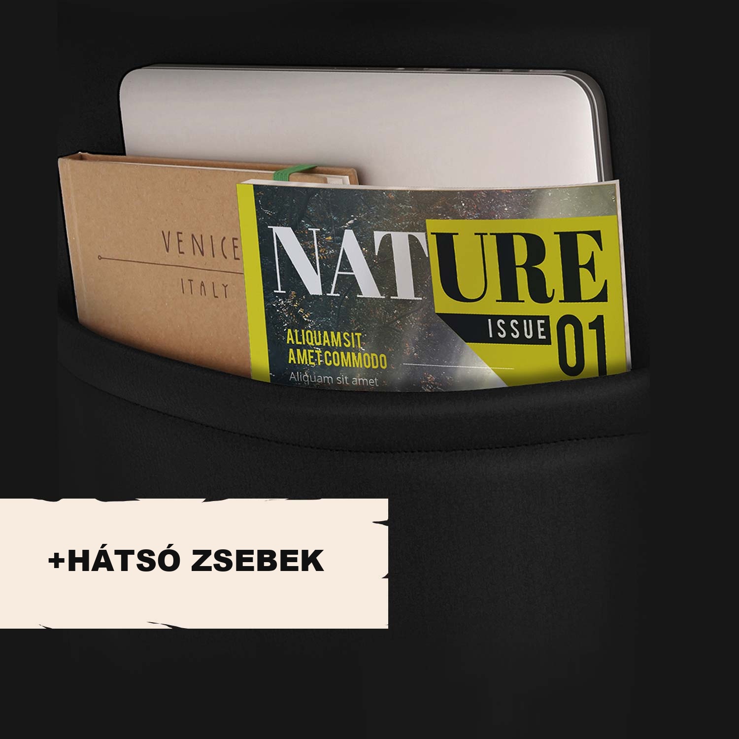 Hátsó tárolózsebek a Beirut autóüléshuzatokon