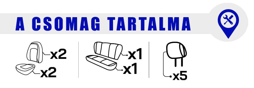 BRUSEL üléshuzat csomag tartalma