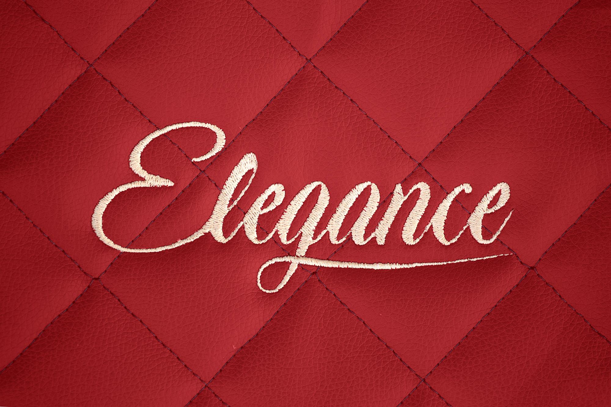 Az Elegance hímzés részlete: Piros